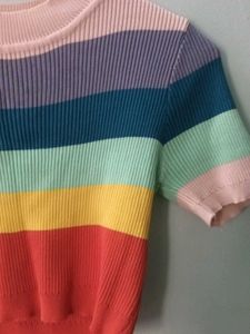 Rainbow Crop Top