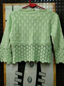 Crochet Knit Cardigan
