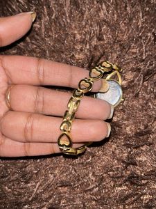 Vintage Heart Link Watch