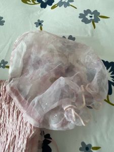 Pink Puff Sleeve Mini Dress