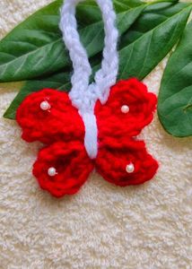 Crochet Butterfly Bag Hanging