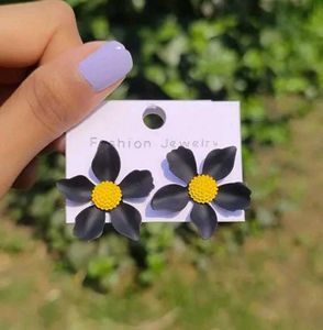 Pink Flower Power Earrings