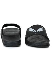 Men slides/flip flops (Black,8)