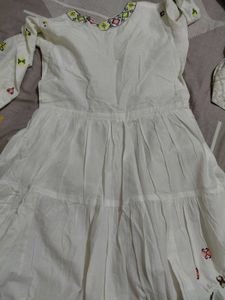 White Embroidery dress