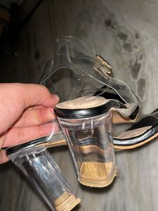 Transparent Light Weight Comfortable Heels