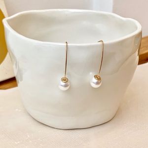Small Sour Cherry Pearl Earrings