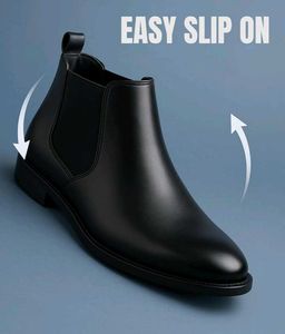 Stylish Black Chelsea Boots.  All size available