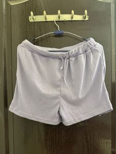 Lavender Cropped Long Sleeve Top