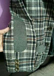 Plaid Blazer Jacket