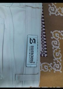 White Slim Fit Pent Stretchable