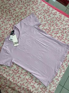 Zara Basic Tee - Lavender