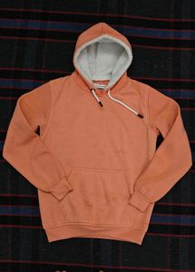 Peach Fleece Hoodie