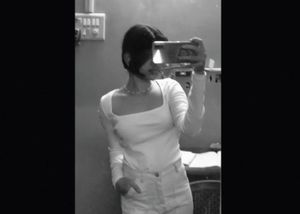 Deep Square Neck White Top