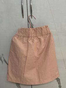 Pink Casual Skirt
