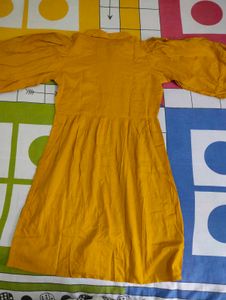 Khadi Meterial Dress Knee Length