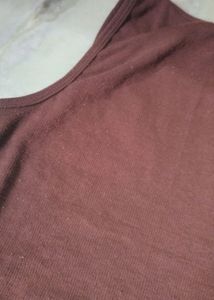 Coffee Brown Tank Top