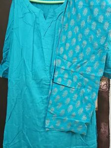 Elegant Blue Kurta And Pant 2 Size Xxl