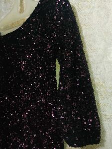 Sparkly One-Shoulder Party Dress