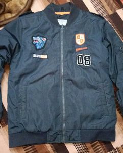 dark blue colour winter jacket