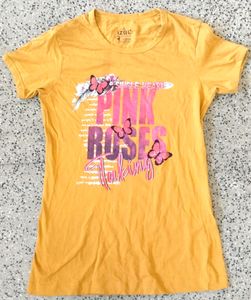 Mustard Printed T-Shirt👕🧡