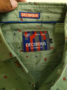 Stylish Green Printed Shirt