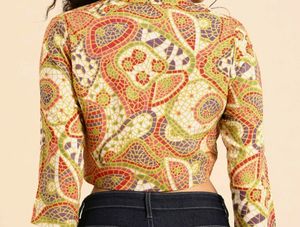 Crop Printed Shirt