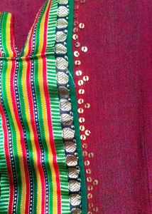 Beautiful Patchwork Kutti With Sequence Work