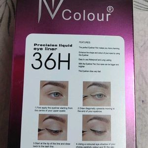 waterproof eyeliner and herbal kajal combo(4pcs)