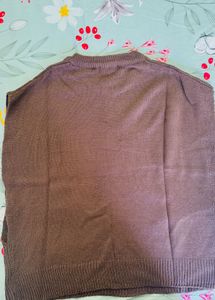 woolen grey top