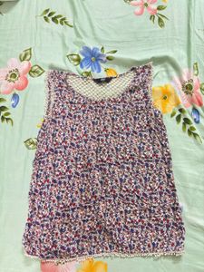 Floral Print Tank Top