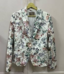 Floral Print Blazer