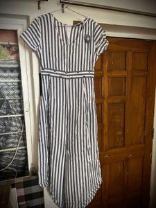 Monochrome Stripe Jumpsuit