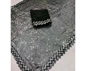 Saree With Sequence Work