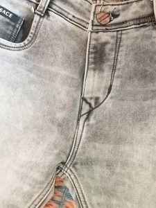 Mens Scratch Jeans