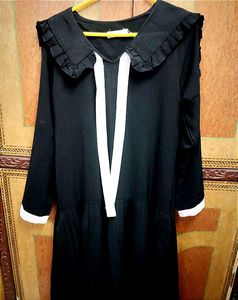 Cute Black Dress with Bow