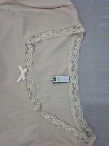 Lace Trim Long Sleeve Top