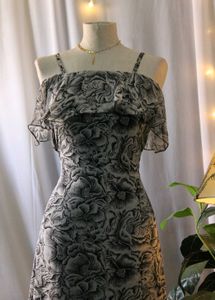 Floral Print Maxi Dress