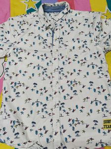 Boys Surf Print Shirt