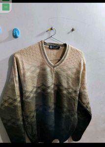Vintage Ombre V-Neck Sweater