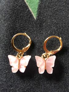 Butterfly Drop Earrings