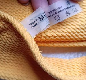 Mustard Yellow Bikini Top