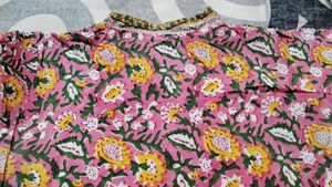 Stand Collar Style Kurta With Salwar