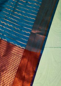 Full Shinning Banaras silk saree