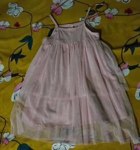 Cute Pink Layered Dress