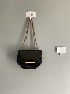 Chic Black Chain Shoulder and sling Bag