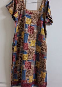 Stitched Chudidar Top With Dupatta