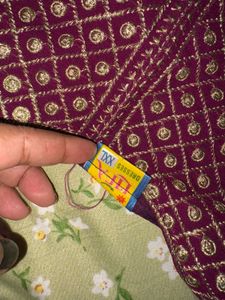 Elegant Purple Embroidered Kurta