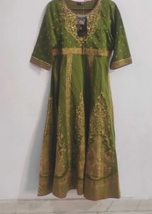 AURELIA OLIVE GREEN KURTA