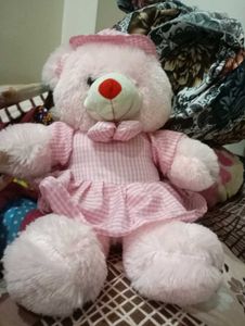 Pink Teddy Bear For Kids