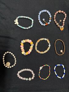 Set of 10 Beaded Bracelet